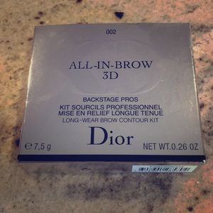 Dior All-In-Brow 3D Backstage Pros - 002 Blond NIB